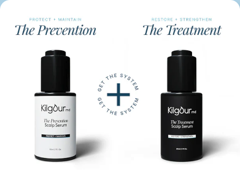 KilgourMD Prevention and Treatment scalp serum dual-action system