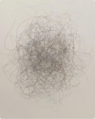 Hair collected at week 0